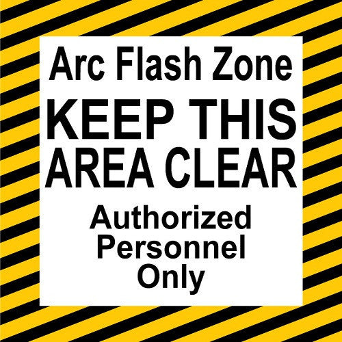 Mighty Line Arc Flash Warning Floor sign